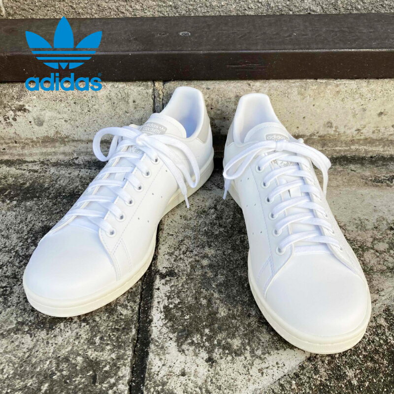 アディダス レザースニーカー メンズ ADIDAS (アディダス) レザースニーカー STAN SMITH(スタンスミス) WHITE/GREY GX6286