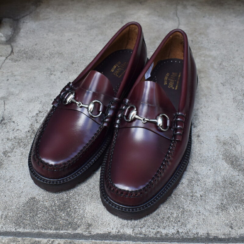 G.H.BASS(バス) WEEJUNS 【LINCOLN】 BIT LOAFER(ウィージャンズ ビットローファー)(WIDTH E) WINE(ワイン) 11530W