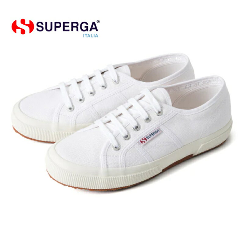 スペルガ スニーカー メンズ SUPERGA(スペルガ) #2750(ローカットコットンキャンバススニーカー) 2750-COTU CLASSIC_White_90