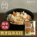 送料無料 五目 炊き込みごはん 1セット 2～3人前 炊飯器で調理 そのまんま炊き込みごはん （うるち米460g+スープ280g） 