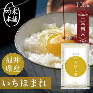 いちほまれ 10kg 福井県産 令和6年 特A米 一宮精米 5kg×2 お米 米 単一原料米【39ショップ対応】【沖縄県・離島送料必要】 エコ栽培米