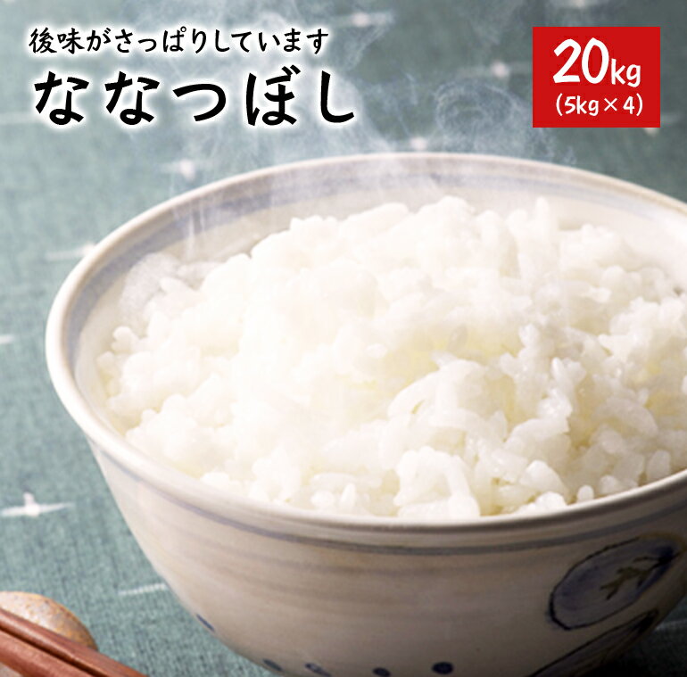 新米 令和2年 米 20kg ななつぼし 北海道産 送料無料 【令和2年産】 5kg...