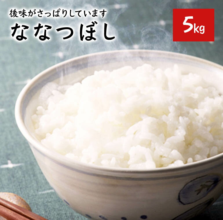 特A取得! ななつぼし 5kg 送料無料 北海道産【令和元年産】【北海道3,980円...