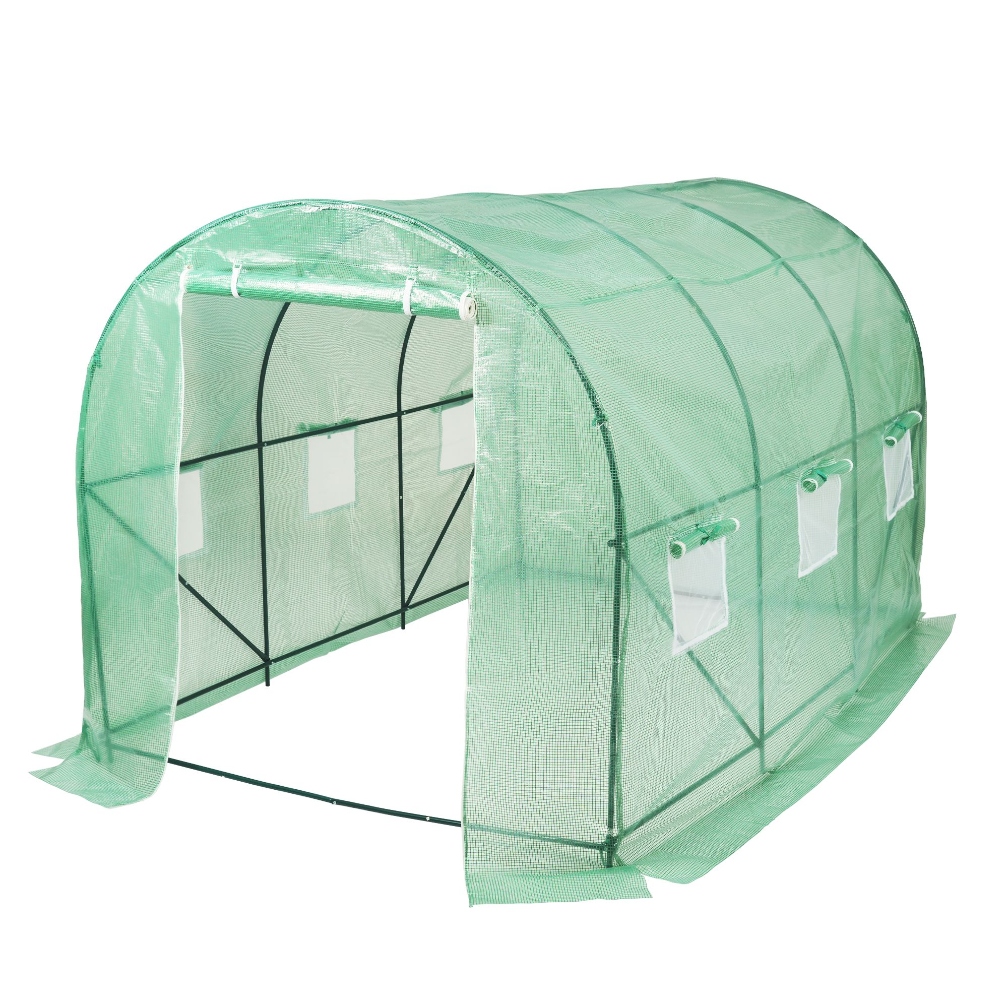 ビニール温室 大型 カバー付き200*236*336CM 温室 左右2段 ベランダ 家庭用 ビニールハウス 家庭菜園 ..