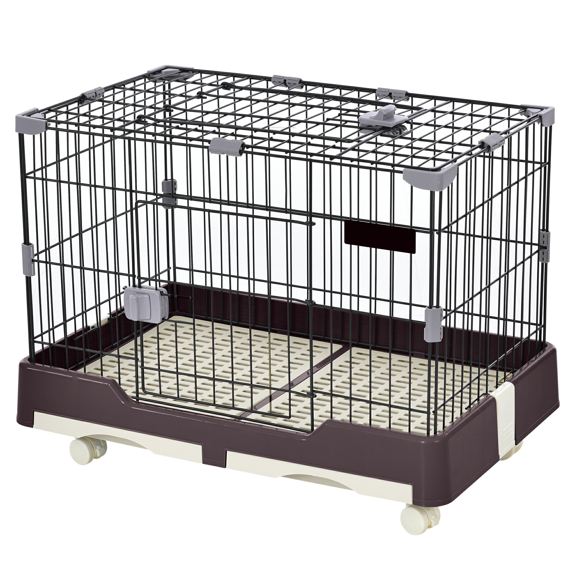 ウサギ ケージ 小型 ペットケージ ハムスターケージ 小動物ケージ キャスター付き 天井扉 飼育ケージ ..