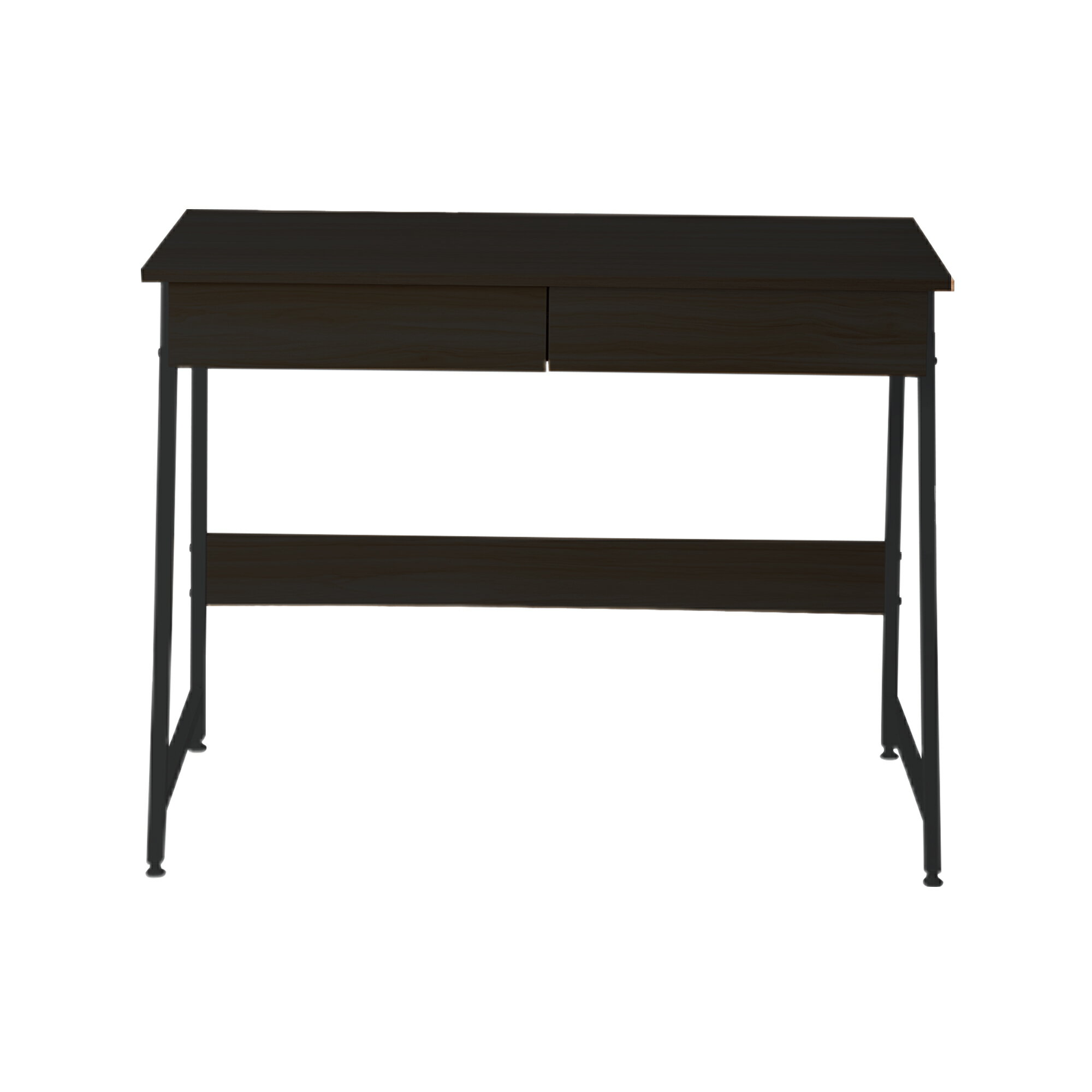 【人気商品】パソコンデスク　引き出し付き　幅100*奥48 　 ブラック