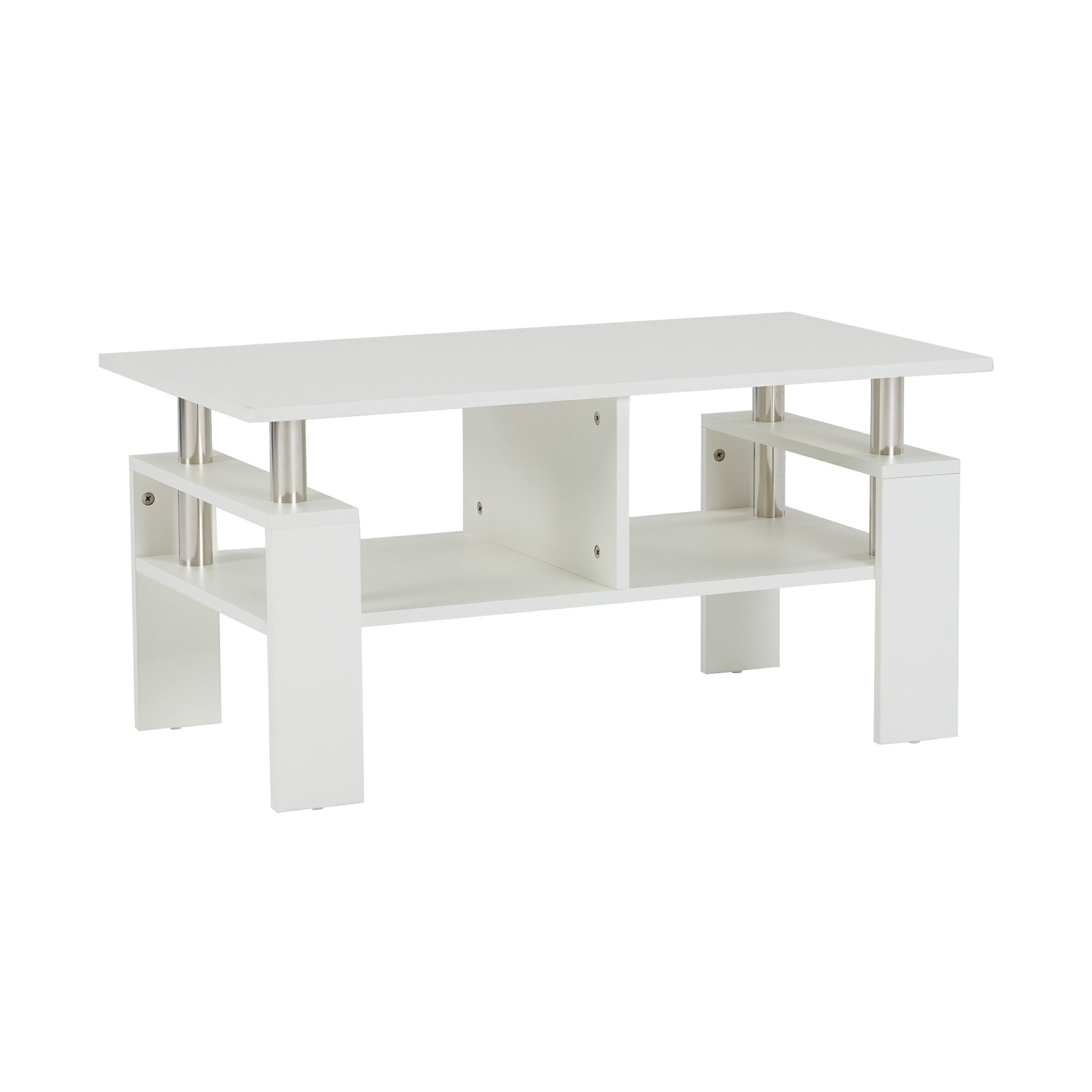 【ホワイト】 木製テーブル　センターテーブル　リビングテーブル　 ローテーブル モダン シンプル 北欧