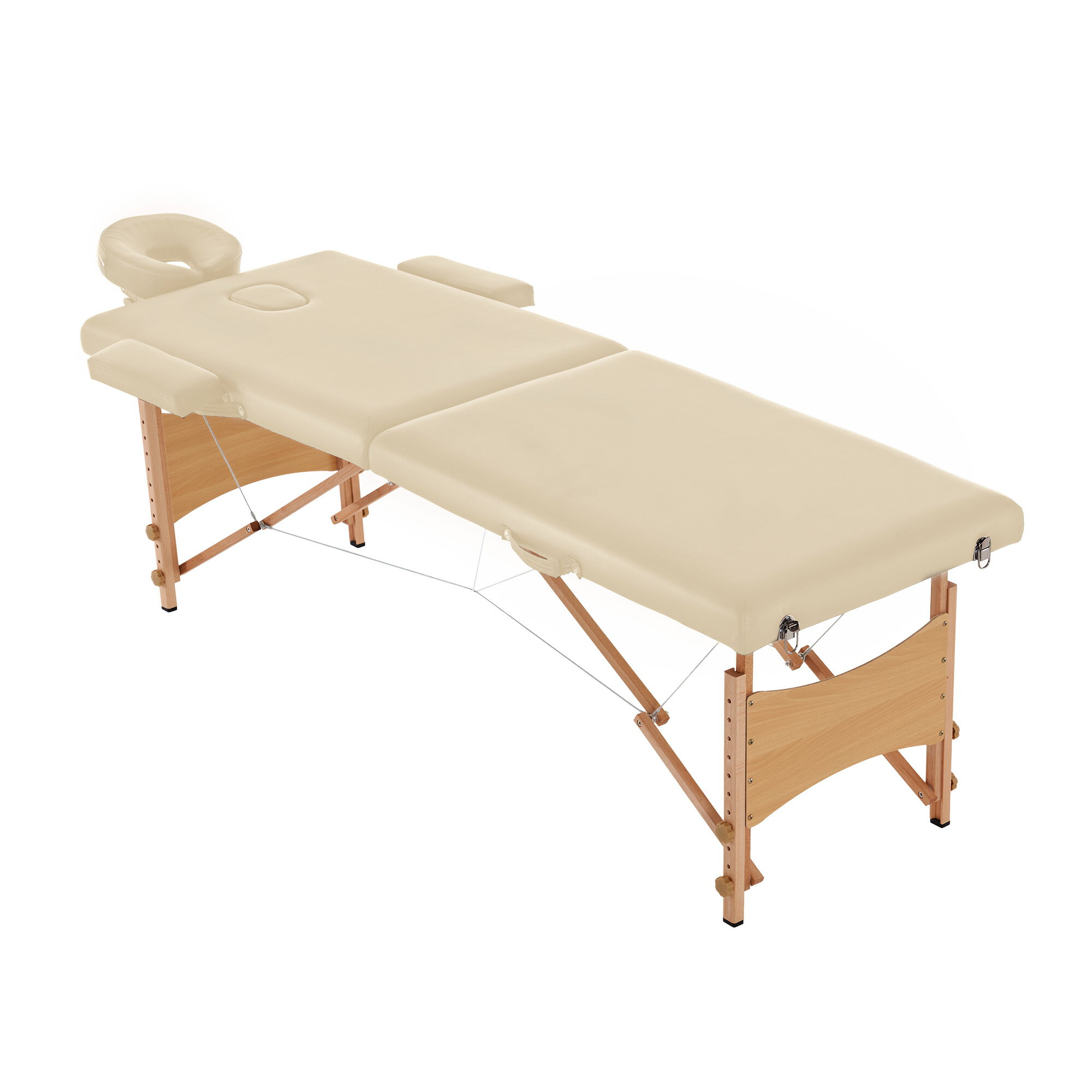 【 プラスサイズ】【人気商品】【グレー】 マッサージベッド 折りたたみ コンパクト 超軽量 エステベッ..