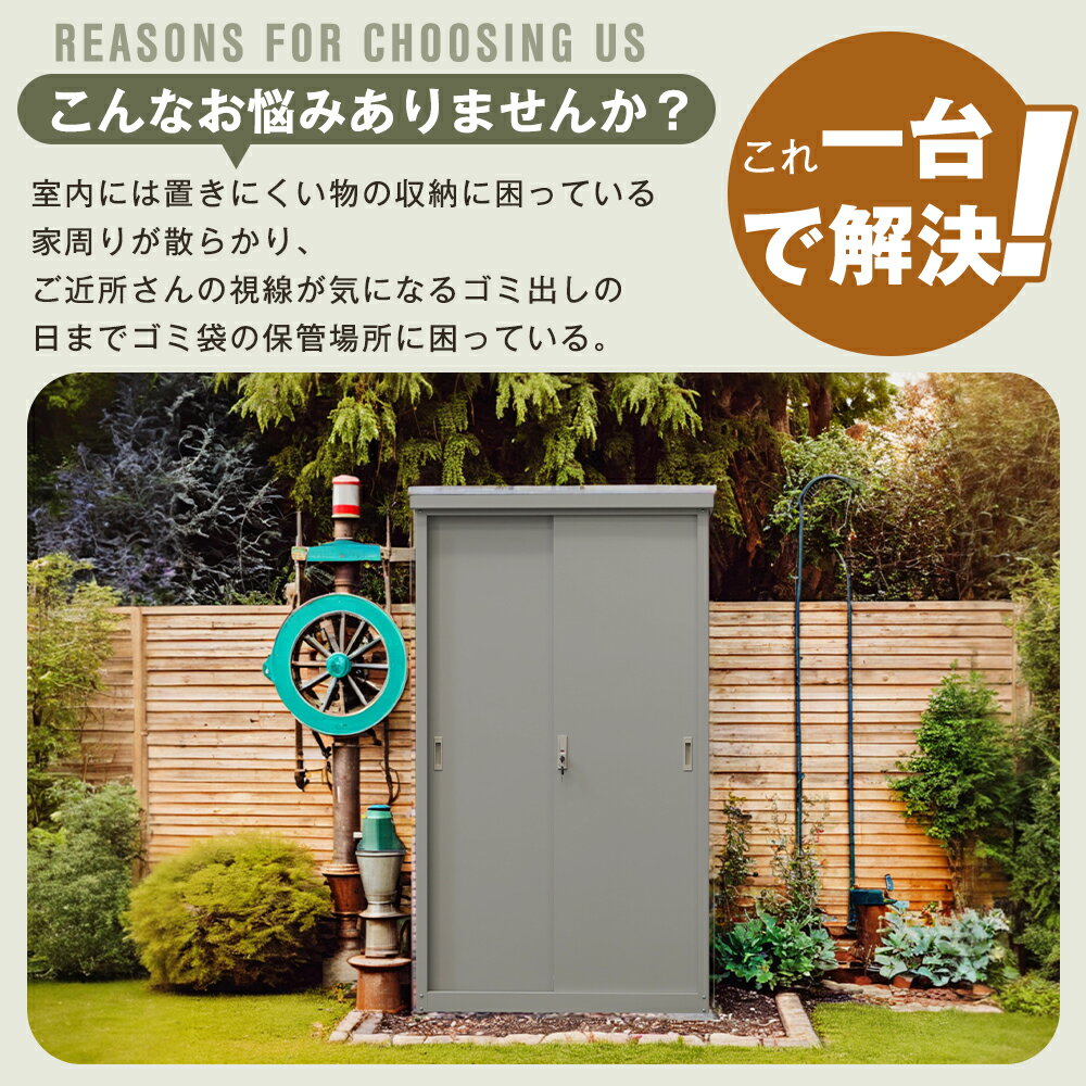 戸外収納庫 倉庫 大型物置 屋外 防水/耐侯 収納可能 ガーデン/庭/田畑/農場 頑丈 大容量