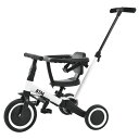 子供用三輪車 4in1 自転車 オリジナル 押し棒付き 安全バー付き キックボード