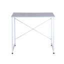 【2個セット】【ホワイト】シンプルデスク 簡易デスク 木製 机 ワークデスク