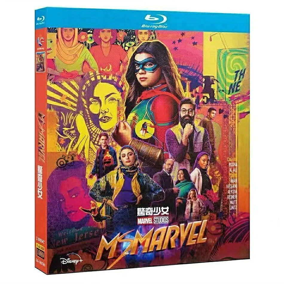 出演 カマラ・カーン／ミズ・マーベル：イマン・ヴェラ―ニ、ブルーノ・カレッリ：マット・リンツ 収録内容 全6話を収録。Blu-ray BOX。 ディスク枚数 2枚組 言語・字幕 英語音声・韓国語音声・フランス語音声・【日本語音声・日本語字幕】・英語字幕・韓国語字幕・タイ語字幕・スペイン語字幕・フランス語字幕 『ミズ・マーベル』（Ms.Marvel）は、マーベル・スタジオが製作するアメリカ合衆国のインターネットテレビドラマシリーズ。マーベル・シネマティック・ユニバース（MCU）の7番目のテレビシリーズで、2022年6月8日からDisney+にて配信。 カマラの力に隠された謎は、生活を一変させ、やがて世界をも変えていくことになる。 ヒーローである前にごく普通の高校生であるカマラが、家庭や学校、社会で様々な問題に直面し、力に伴う責任に悩みながらもMCUの世界を今後大きく変えるヒーロー、 “ミズ・マーベル”として目覚めていく。 商品保障について ※注文後のキャンセル対応はいたしかねます。 ※ケース/箱破損は保障対象外です。 ※再生不良の場合はメールまたはお問い合わせフォームにて