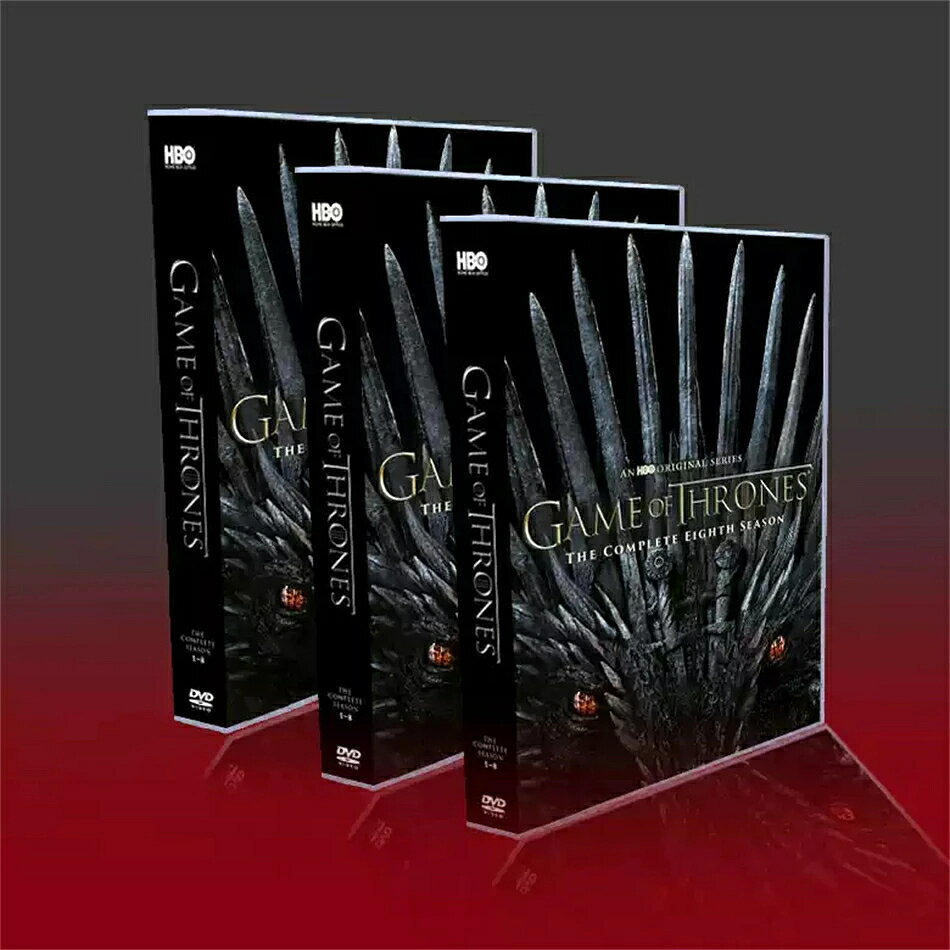 【商品詳細】 実物写真の商品で、カラーディスク・専用ケース入りです。パソコン、DVDプレーヤー両方で再生可能です。 作品名：氷と火の歌 ゲーム・オブ・スローンズ ジャンル：ファンタジー・冒険ドラマ 製作地域：アメリカ・イギリス 音声：英語音声、シーズン1～6は日本語吹き替え切り替え可能 字幕：日本語、英語、中国語簡体字・繁体字、シーズン7～8は韓国語・タイ語にも対応（表示のオンオフ切り替え可） 初回放送期間：2011年4月17日～2017年7月24日 全シーズン：1～8シーズン 全74話 1話の長さ：約60分 監督：デヴィッド・ベニオフほか 原作：ジョージ・R・R・マーティン 出演：イザック・ヘンプステッド＝ライト、ブライアン・コック、ダニエル・ミナハンほか 収録内容：全話本編＋特典映像 DVD40枚組BOX 【あらすじ】 ジョージ・マーティンの人気ファンタジー小説『氷と火の歌』を原作とした米国ドラマです。 架空の二つの大陸を舞台に、王座をめぐる貴族たちの権力闘争が描かれます。平和に見える王国の裏には陰謀が渦巻いており、さらに北の国境からは人類を脅かす異変が迫っています。魔法使い、巨人、巨人、ドラゴンなど様々な存在が登場し、壮大な戦いが展開される名作シリーズです。 商品保障について ※ご注文後のキャンセルはお受けできません。 ※ケースの傷や破損は保証対象外となります。 ※再生不具合があった場合、メールまたはお問い合わせフォームよりご連絡をお願いいたします。