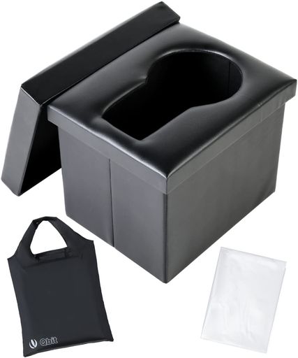 【防災グッズ大賞2023大賞ブランド】Qbit折りたたみ簡易トイレ非常用耐荷重800kg防災グッズスツール災害用防災士監修