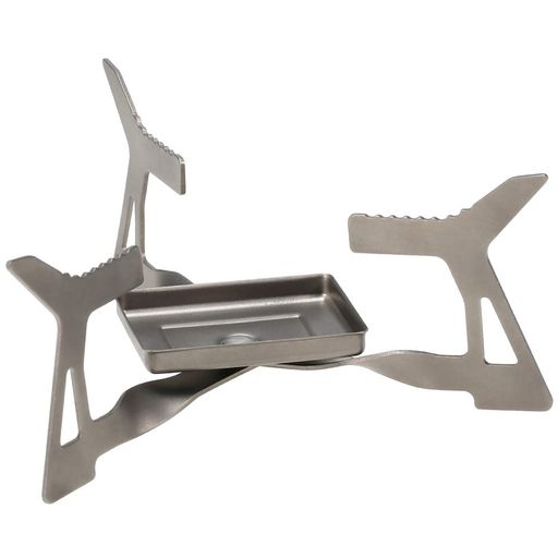 Lixadaポケットストーブチタン凝固アルコールストーブチタン調理器具セット4ピースキャンプ550ミリリッ..