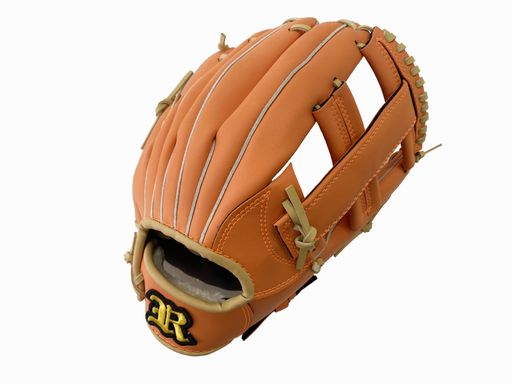 軟式野球グローブグラブ右投げ用一般用大人用オールラウンド12インチオレンジ417