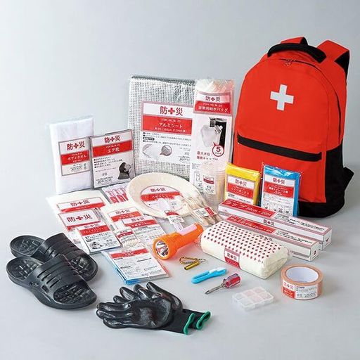 ベルーナ(BELLUNA)防災リュック防災セットリュック30点セット避難グッズ防災グッズ避難セット地震対策救急セット軽量軽い災害対策洪水対策大容量非常用給水バックアルミブランケットア…