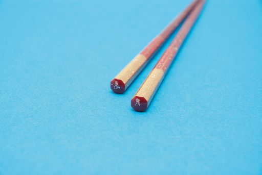 カワイ箸食洗器対応八角箸桜組赤21cm102597レッド