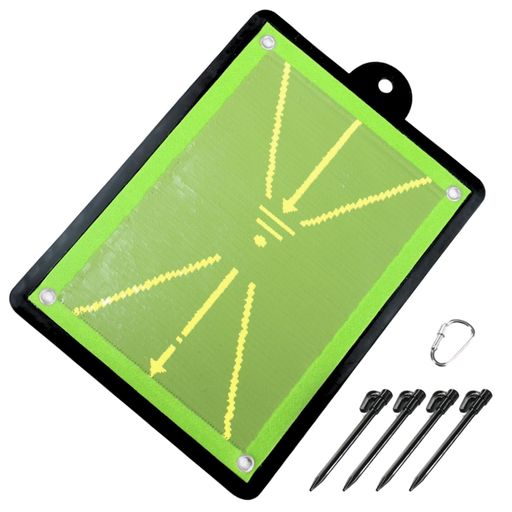 【あなたのゴルフが変わる!】スイング軌道可視化ゴルフ練習マット|ミスの原因が一目瞭然!自宅・屋外対応「なぜか毎回スライスが出る...」「ダフり癖が直らない...」「自分のスイング、何が間違っているんだろう?」ゴルフ上達の最大の壁は、**「自分のスイングを客観的に見ることの難しさ」**です。闇雲にボールを打ち続けても、ミスの原因が分からなければ、時間だけが過ぎてしまいます。この【スイング軌道可視化ゴルフ練習マット】は、そんなあなたの悩みを根本から解決します。クラブを振るだけで、**あなたのスイング軌跡がハッキリと残り、ミスの原因が一目瞭然に!**自宅で、屋外で、効率的な練習を始めませんか? なぜ、このゴルフ練習マットを選ぶべきなのか?1.「目で見て納得!」スイング軌道が鮮明に残る革新設計一般的な練習マットでは分からなかった**「クラブの軌道」「インパクトの瞬間」「フェースの向き」**が、このマットにはターフ跡として鮮明に残ります。スライス、フック、ダフり、トップ...なぜミスショットが出たのかが、視覚的に、そして瞬時に理解できるため、感覚に頼らず、論理的にスイングを改善できます。