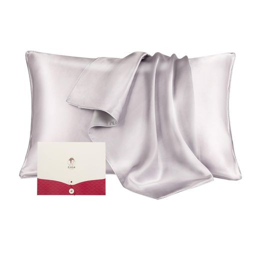 蚕花娘娘シルク枕カバー片面100%シルクまくらカバー43x63cm封筒式枕カバーテンセル洗える抗菌防臭防ダ..