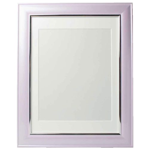 遺影ラベンダー薄紫色額縁肖像額葬儀用四つ切写真透明ガラス