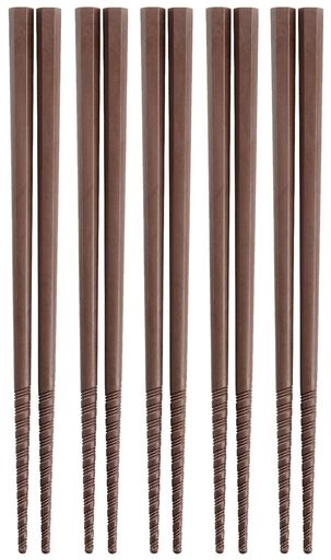 曙産業トルネード箸茶18cm5膳セット日本製PM-104