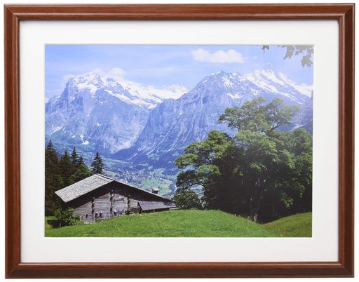 KING額縁木製すずかぜブラウンA4815668