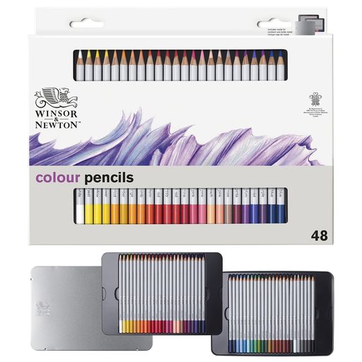 Winsor&Newton(ウィンザー&ニュートン)スタジオコレクション色鉛筆柔らかい芯描画用鉛筆プレミアムアー..