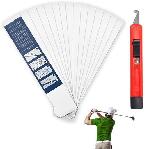 13枚ゴルフグリップ交換テープ厚手グリップテープ粘着性があ耐久性人間工学に基づいた伸縮ハンドルシー..