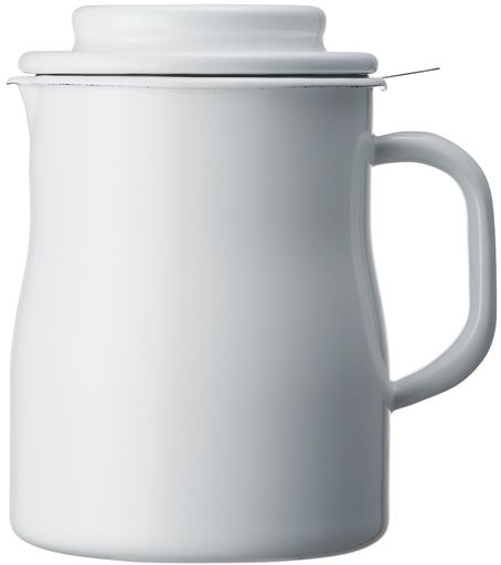 サイズ:18.5x14x21cm 本体重量:約850g 適正容量:0.8L(ろ過器が入っていない状態の満水容量:2.3L) 素材・材質:本体・蓋/琺琅ろ過器・こし網/ステンレスカートリッジ/活性炭入り不織布 生産国:日本