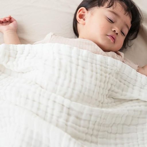 tecopecoガーゼケットシングル6重【赤ちゃん◎/ほどよい厚み/綿100%】吸湿通気綿お昼寝ケット肌掛けオー..
