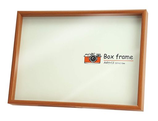 万丈VANJOHボックスフレームA4ライトブラウン105238