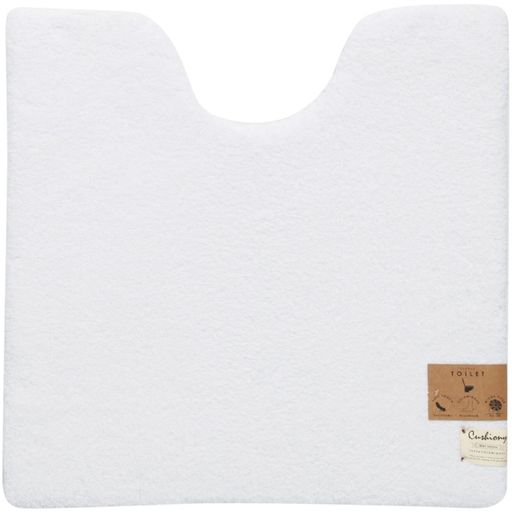 センコー(Senko)B.B.collectionクッショニー2大判トイレマット約70x70cmホワイト厚手ボリュームふんわ..