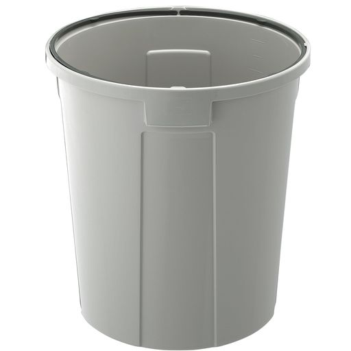 リス(RISU)ゴミ箱丸型W&Wバイオペール本体グレー70L日本製ポリ袋止め付きキッチンおしゃれ収納分別ポリ袋ラック屋内室内屋外エコ業務用ダストボックスちり箱シンプル新生活GGYC751(3)