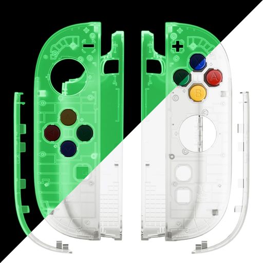 互換性:Nintendo Switch 2 本体およびコントローラーにぴったりフィットするよう特別に設計された交換用ハウジングです。Switch/Switch Lite/Switch OLED には対応していません。精密にカットされており、純正アクセサリーと同様に機能します。Joycon 2 のマグネット式リリース&amp;ロックや Dockモードにも完全対応しています。 堅牢性とカスタマイズ性:耐久性に優れたABSプラスチックを使用し、精巧な仕上げが施されています。多彩で鮮やかなカラーや上品なデザインからお好みに合わせてお選びいただけます。 スタイリッシュ&amp;個性化:スタイル、快適さ、耐久性を兼ね備えたパーソナライズドアップグレードキットです。コントローラーの寿命を延ばしつつ、他とは違う個性を演出します。このモデルは蓄光効果を備えており、クールな外観が魅力です。太陽光や照明に約20~30分ほど当てるだけで、暗闇で発光し、夜間のゲームプレイ中にコントローラーが輝きを放ちます。光を当てる時間が長いほど、発光はより明るくなり、持続時間も延びます。
