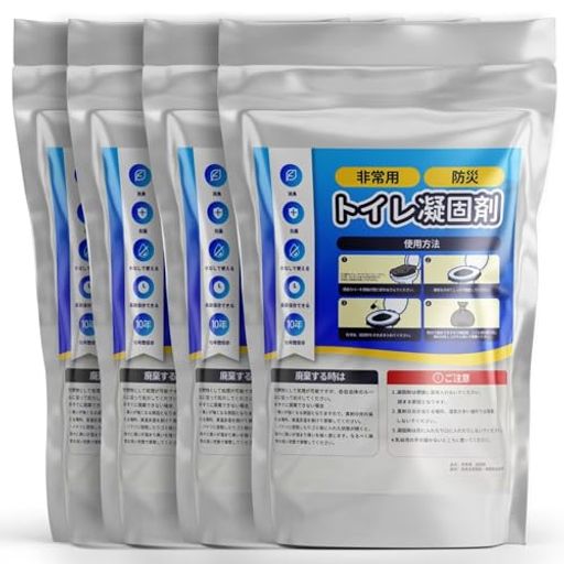 コフコライフ工房800回分4kg凝固剤高吸水性ポリマー簡易トイレ非常用液体を固めて高吸水性樹脂抗菌消臭..