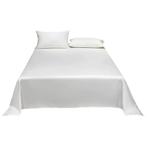 フラットシーツセミダブル綿100%敷きシーツサテン織り300本高密度生地コットン防ダニ抗菌防臭ホテル品..