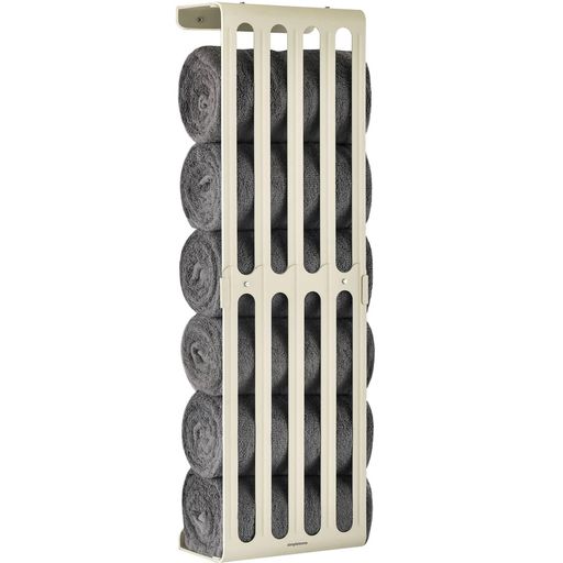 simpletomeバスタオル収納タオルラック高さ調節可能壁掛け式バスルーム棚オーガナイザーカーボンスチー..