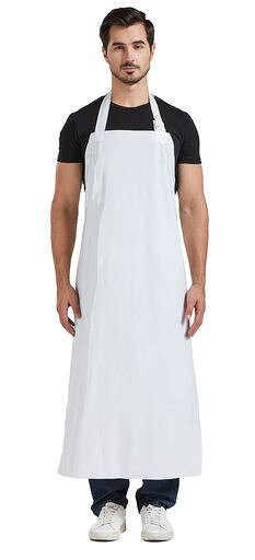 素材:TPU;軽量で環境に優しい素材で着用は快適です。 サイズ:110*90cm;ホックでサイズを調節可能、殆どの人に合います。 デザイン:エプロン本体は軽やかですので、首に負担をかからなくて済む;太めのショルダーループにして着用は快適です...