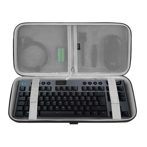 Geekria キーボードケース 87キー互換品 ロジクール Logicool G PRO / G913 TKL ワイヤレスゲーミングキーボード テンキーレス 無線 キーボード 収納ケー