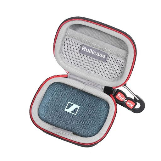 Ruilicase収納ケースゼンハイザーSennheiserMOMENTUMTrueWireless4/3ワイヤレスイヤホン対応(ケースのみ)(ブラック)