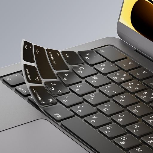 【超薄0.3mmで打鍵感を損なわない】 高精度カット採用の超薄型シリコン素材が、MacBookのキーボードにぴったり密着。キーの沈み込みや打ちにくさを感じさせず、快適なタイピングを実現します。 【フィット感抜群・ずれにくい設計】 キーボード全体を包み込む一体成形構造で、使用中にズレたり浮いたりしません。ソフトタッチのシリコンが指への負担を軽減し、長時間の作業も快適です。 【M4/M3/M2対応|JIS配列完全対応】 MacBook Pro 14/16インチ、Air 13.6/15インチ(モデル番号:A3112/A3401/A3185/A3403/A3186/A3113/A3114/A2681/A2941)すべてに正確に開口。日本語JIS配列の特殊キー(かな/英数など)も完全対応。 【防塵・防水・耐久性に優れたシリコン製】 液体こぼれやホコリからキーボードを保護。高品質シリコン素材は黄ばみにくく、長期間清潔にご使用いただけます。 【2枚入りでコスパ最高|ブラック】 予備としても便利な2枚セット。汚れたら交換できて経済的。スタイリッシュなブラックで、MacBookの美しさを損ないません。
