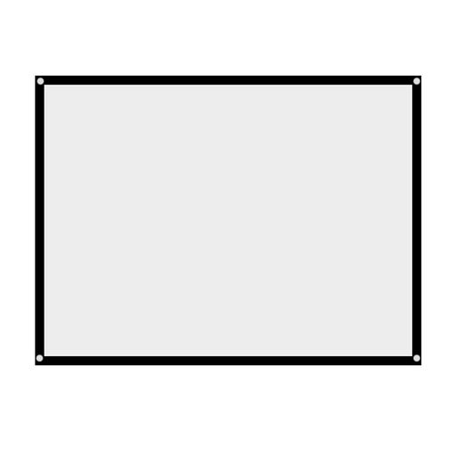 プロジェクタースクリーン4:360インチポータブル折り目がない大きなサイズ持ち運びやすい壁掛けフック..