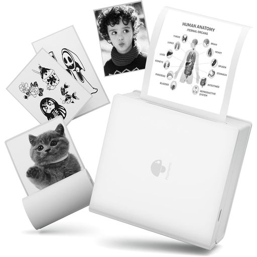 PhomemoM02ミニプリタースマホ対応サーマルプリンターモバイルプリンターフォトプリンターポータブル式感熱プリンターポケットプリンタ..