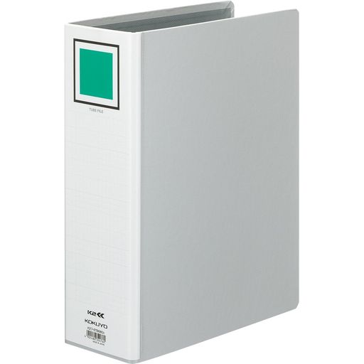 コクヨファイルチューブファイルK2両開きA4縦800枚収容2穴シルバーK2フ-ETB680C