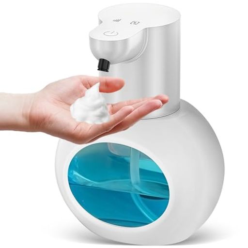 ソープディスペンサー自動泡ハンドソープディスペンサー420ml大容量オートディスペンサー電量残量表示L..