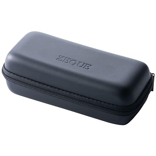 Zeque(ゼクー)サングラスケースファスナー式SunglassesCaseAS-039ブラック