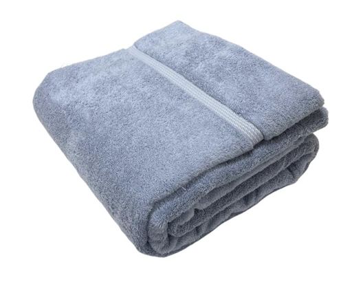 極吸タオルケットシングルブルー【眠りの専門店マイまくら】厚手綿100%吸水吸湿通気肌に優しいふわふわ..