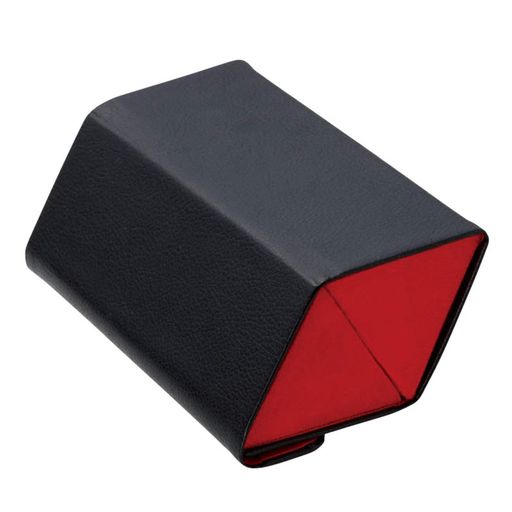 メガネケース2本収納1本収納スリム変形セミハードケースマグネット開閉ブラック2562-01