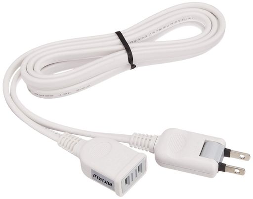バッファローBUFFALO電源延長ケーブル2mホワイトBSTAPEX20WH